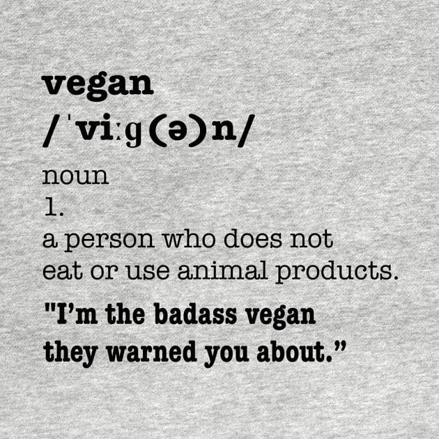 Vegan Definition by AnimalRightsApparel